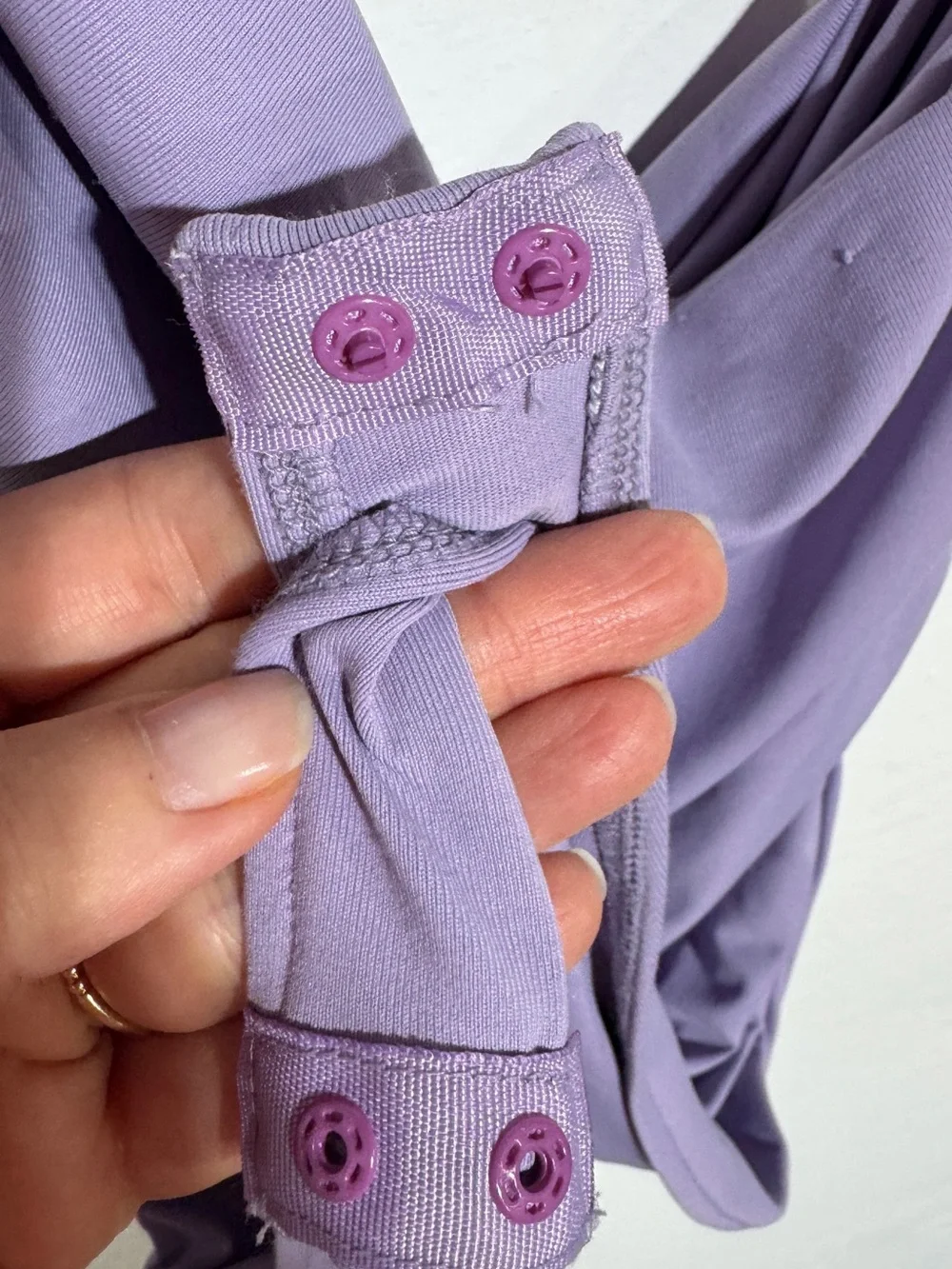 ZARA One-Shoulder Lilac Bodysuit medium